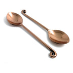 Vibhsa Stainless Steel Copper Teaspoons set of 6