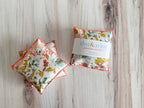 Coral and Blue Lavender Sachets, set of two by Dot and Army