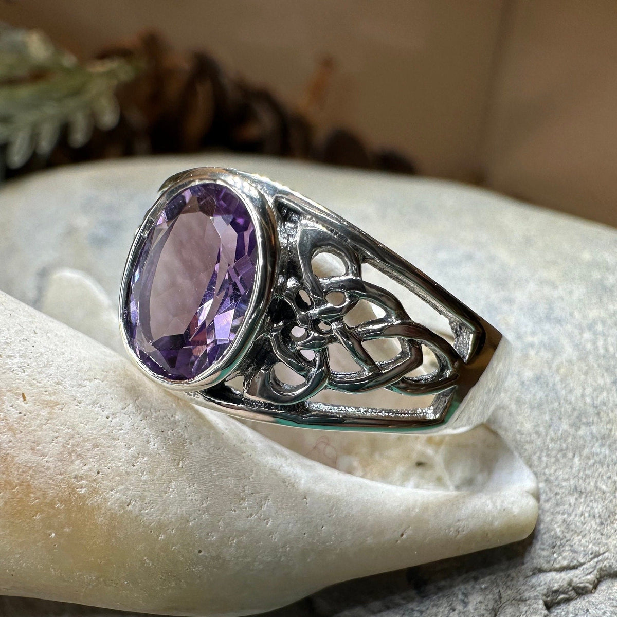 Coralina Celtic Knot Ring Ring La Vie Bien Coralina Celtic Knot Ring