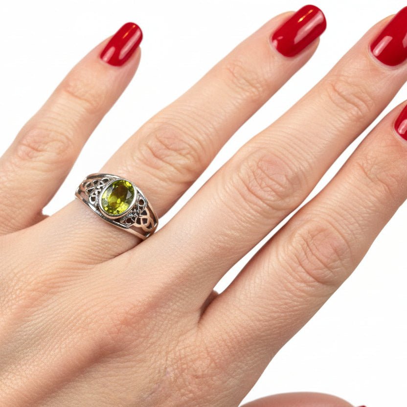 Coralina Celtic Knot Ring Ring La Vie Bien Coralina Celtic Knot Ring