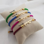 Cord Hebrew Name Bracelet La Vie Bien Cord Hebrew Name Bracelet