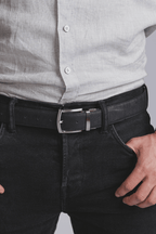 Cork Reversible Men's Belt (Brown/Black) Belts La Vie Bien Cork Reversible Men's Belt (Brown/Black)