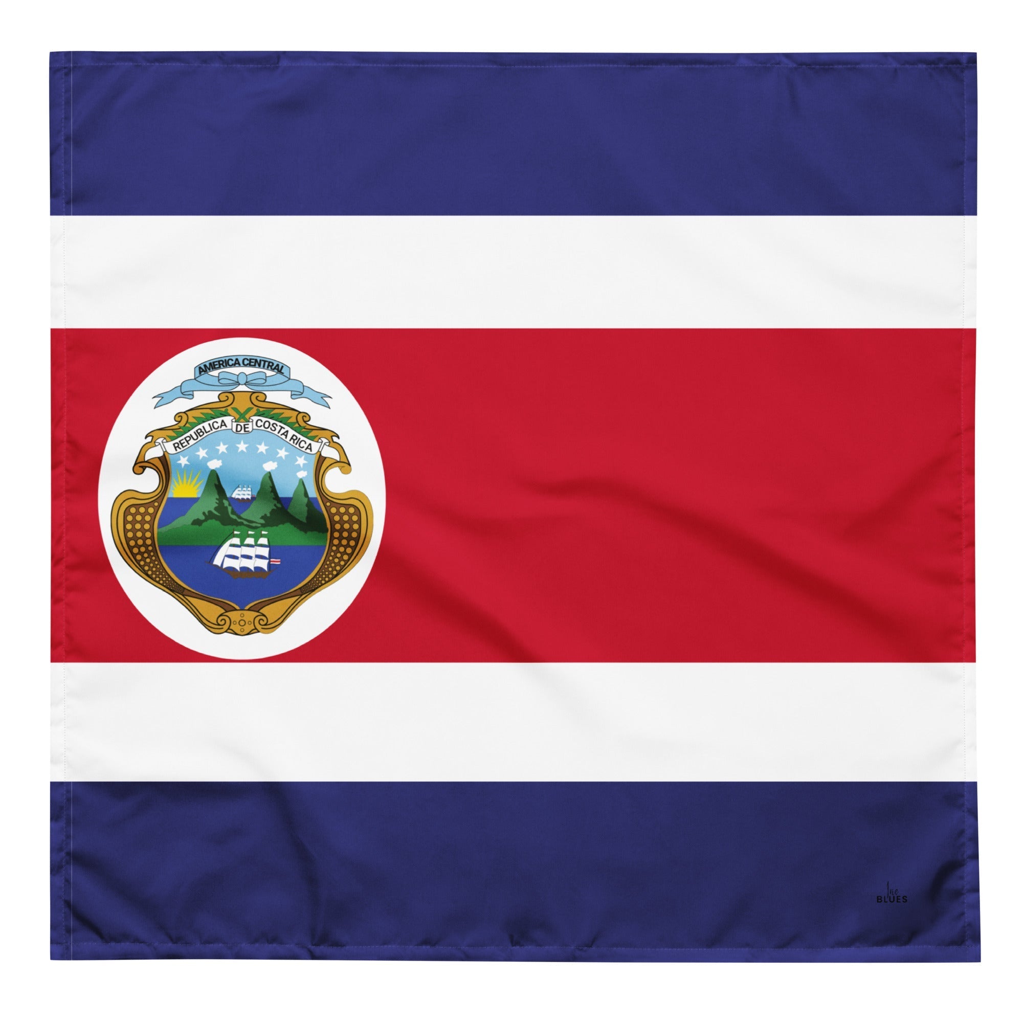 Costa Rica Flag Bandana All-Over Print Bandana La Vie Bien Costa Rica Flag Bandana