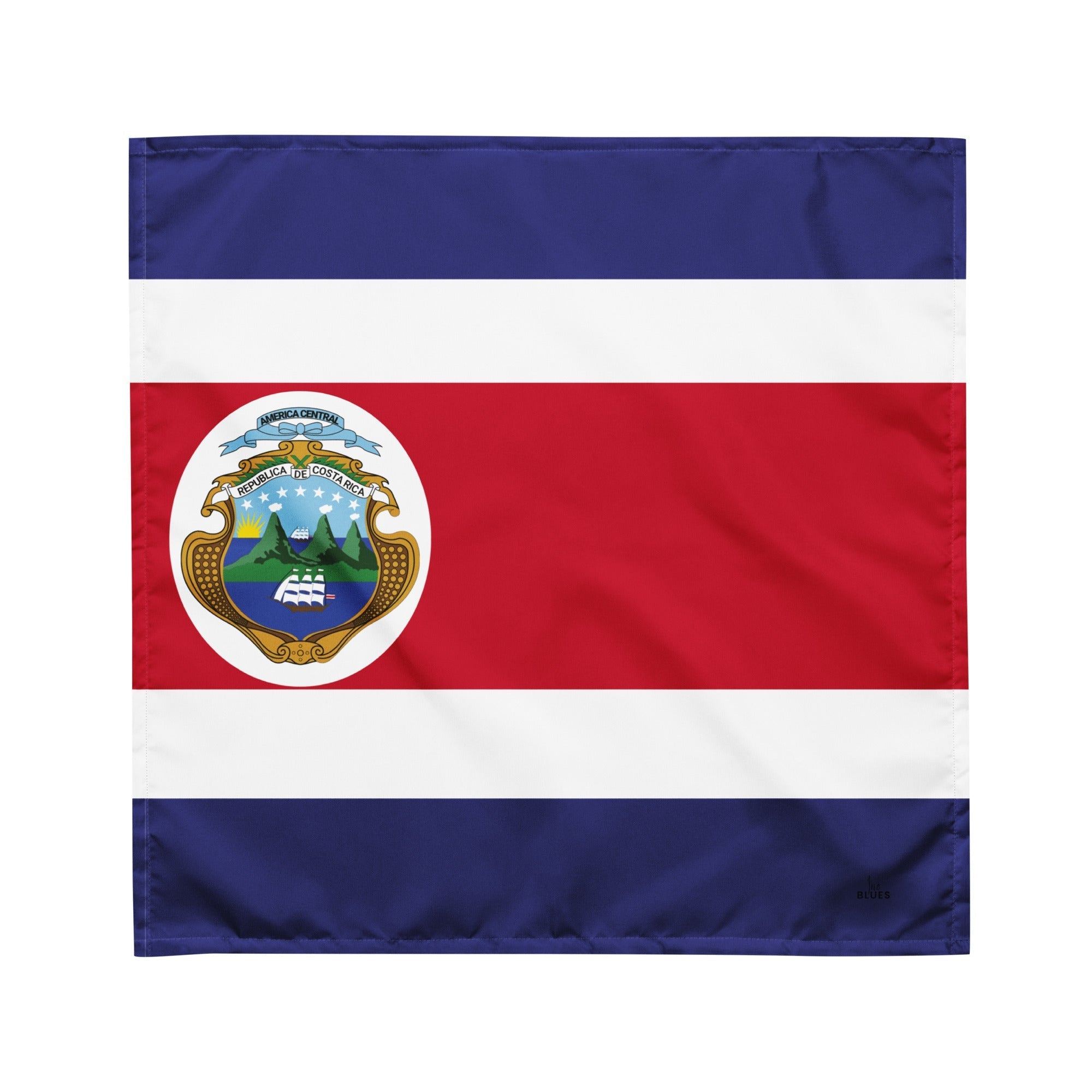 Costa Rica Flag Bandana All-Over Print Bandana La Vie Bien Costa Rica Flag Bandana