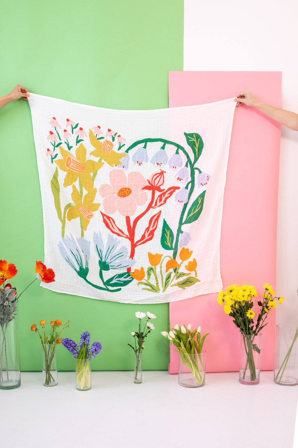 Cottage Garden Swaddle Swaddles La Vie Bien Cottage Garden Swaddle