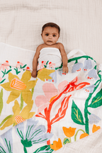 Cottage Garden Swaddle Swaddles La Vie Bien Cottage Garden Swaddle