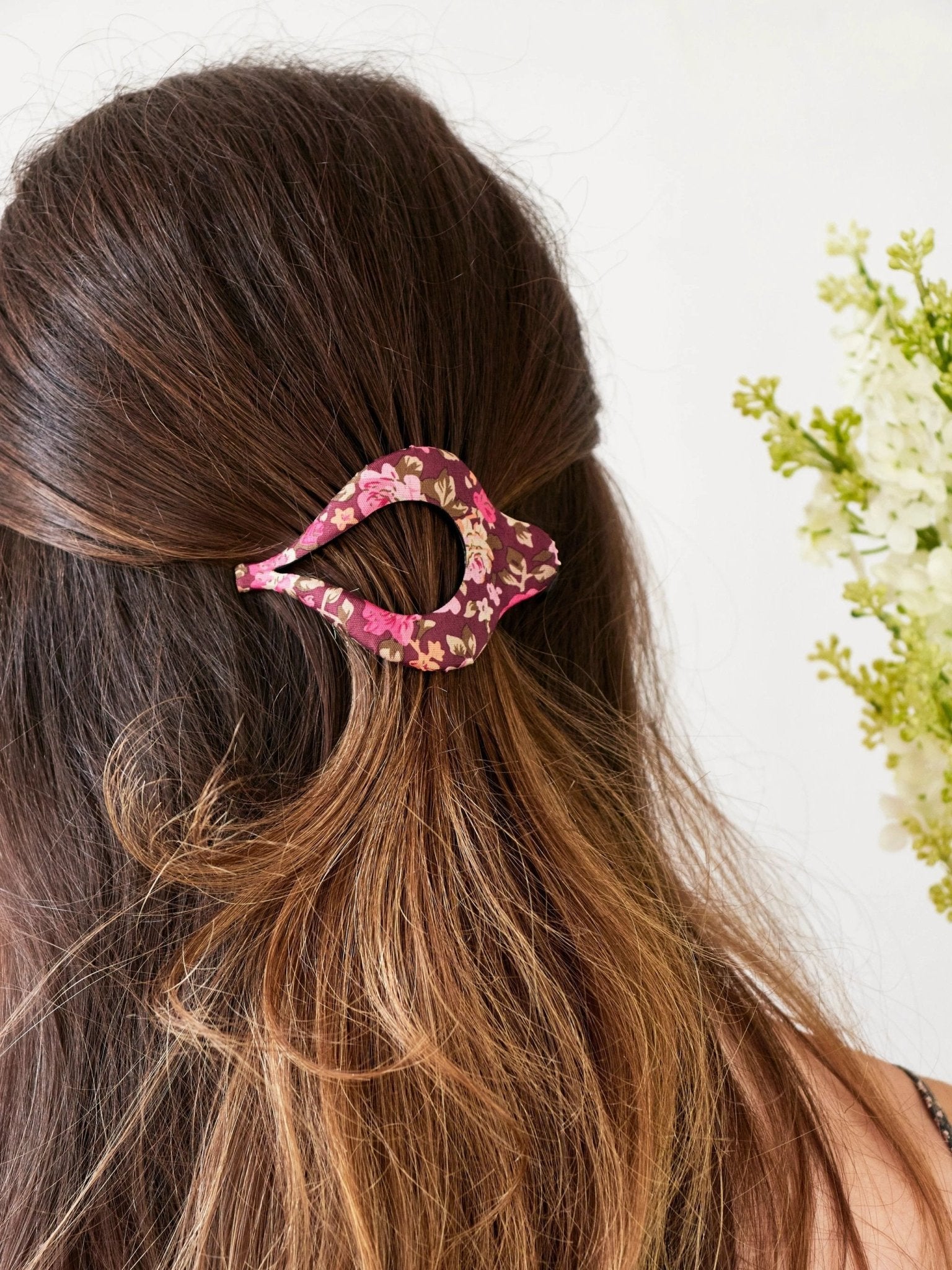 Cottage Rose Arc Hair Clip by Ash & Rose