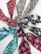 Cottage Rose Scarf Scrunchie by Ash & Rose