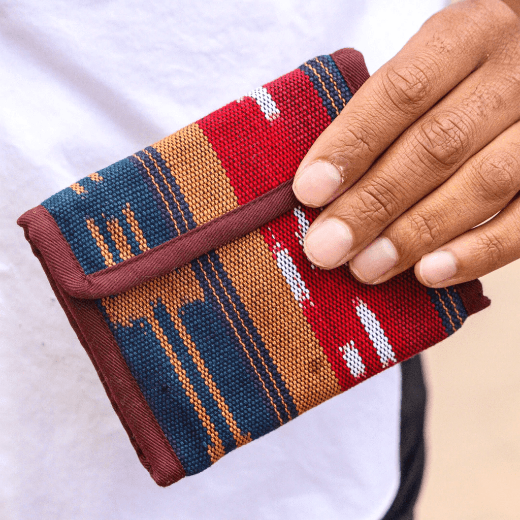 Cotton Billfold Wallet by Upavim Crafts