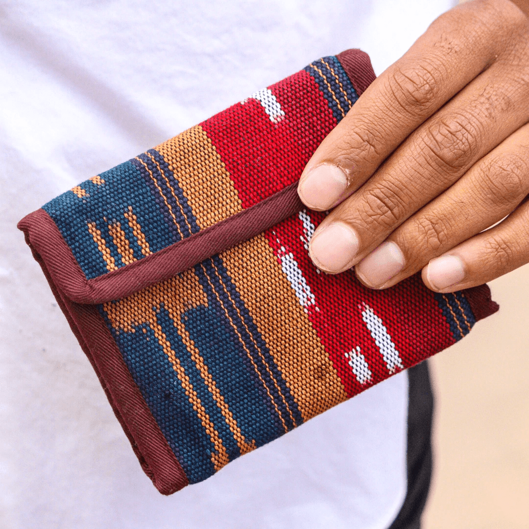 Cotton Billfold Wallet by Upavim Crafts