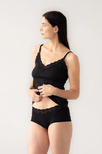 Cotton Camisole with lace trim CAMISOLE La Vie Bien Cotton Camisole with lace trim