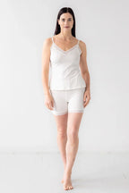Cotton Camisole with lace trim CAMISOLE La Vie Bien Cotton Camisole with lace trim