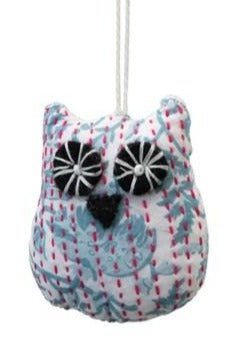 Cotton Kantha Animal Ornament Ornaments La Vie Bien Cotton Kantha Animal Ornament