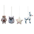 Cotton Kantha Animal Ornament Ornaments La Vie Bien Cotton Kantha Animal Ornament