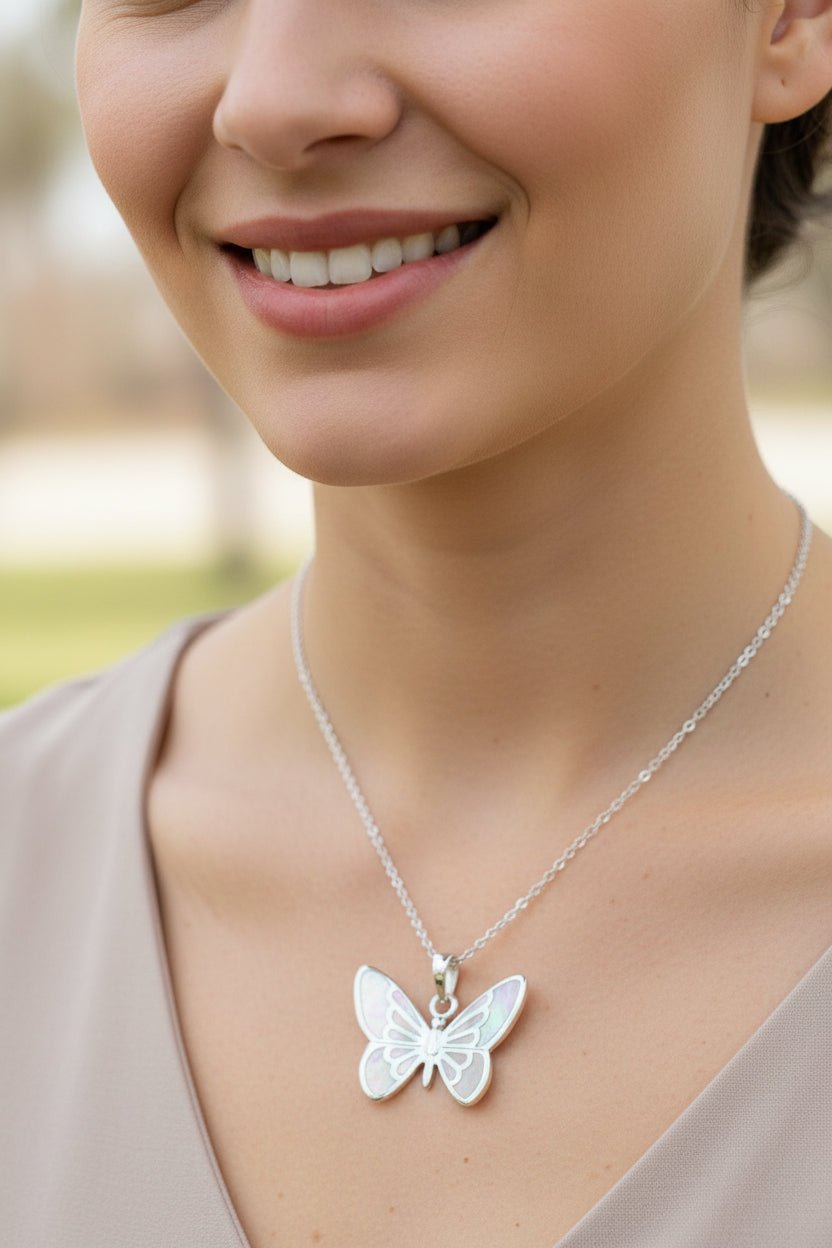 Courtney Butterfly Necklace Pendant La Vie Bien Courtney Butterfly Necklace