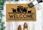Cow Doormat, Outdoor by Nickel Designs Custom Doormats
