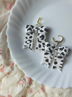 Cow Print Bows La Vie Bien Cow Print Bows