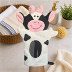 Cow Puppet Washcloth Kids La Vie Bien Cow Puppet Washcloth