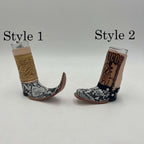 Cowboy Boot Shot Glass | Authentic Mexican Leather-Wrapped Glass Mexican Shot Glass La Vie Bien Cowboy Boot Shot Glass | Authentic Mexican Leather-Wrapped Glass