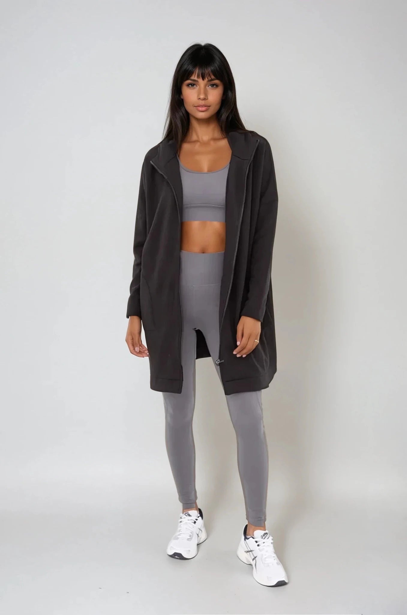 Cozy Comfort Zip Up Hoodie Jacket Black Clothing La Vie Bien Cozy Comfort Zip Up Hoodie Jacket Black