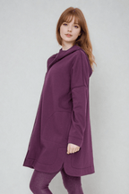 Cozy Comfort Zip Up Hoodie Jacket Burgundy Clothing La Vie Bien Cozy Comfort Zip Up Hoodie Jacket Burgundy