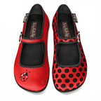 Chocolaticas® Ladybug Women's Mary Jane Flat by Hot Chocolate Design