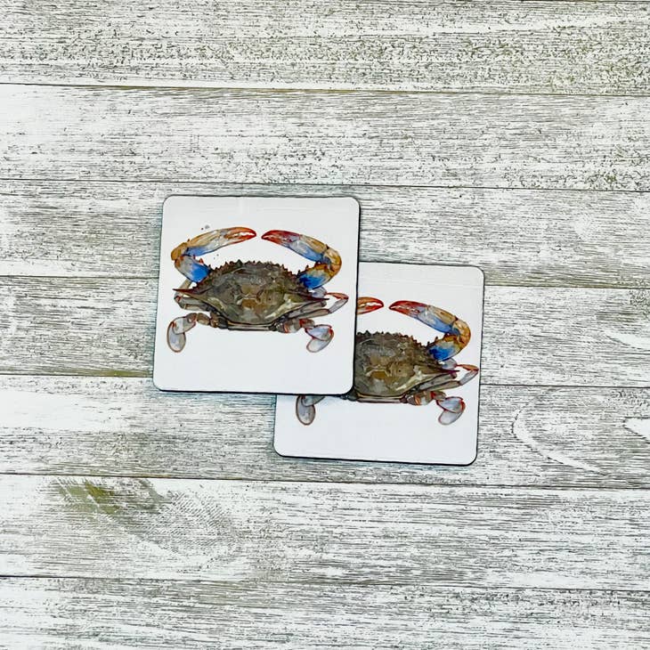 Crab Towel and Coasters Kitchen Accessories La Vie Bien Crab Towel and Coasters
