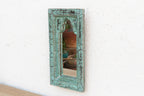 Crackle Aqua Indian Arched Mirror Mirror La Vie Bien Crackle Aqua Indian Arched Mirror