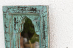 Crackle Aqua Indian Arched Mirror Mirror La Vie Bien Crackle Aqua Indian Arched Mirror