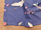 Cranes, Koi and Cherry Blossoms Women's Off The Shoulder Top "Sakura Dreams" - For summer date nights Blouse La Vie Bien Cranes, Koi and Cherry Blossoms Women's Off The Shoulder Top "Sakura Dreams" - For summer date nights