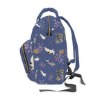 Cranes, Koi fish, and Cherry Blossoms Diaper Backpack - Japanese nature inspired diaper bag La Vie Bien Cranes, Koi fish, and Cherry Blossoms Diaper Backpack - Japanese nature inspired