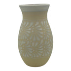 Cream & White Talavera Vase | Handmade Floral Pottery Talavera Planter La Vie Bien Cream & White Talavera Vase | Handmade Floral Pottery