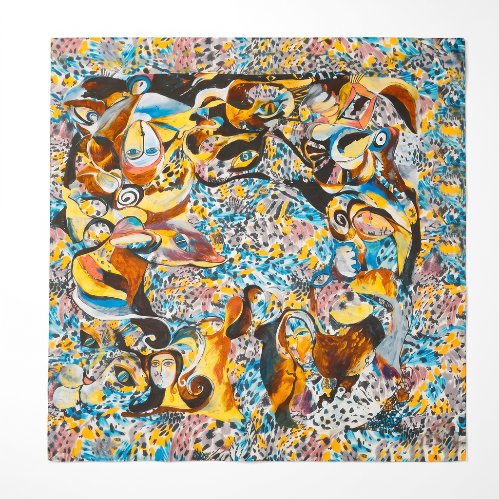 Creativity Scarf Silk scarf La Vie Bien Creativity Scarf