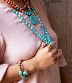 Credence Genuine Turquoise Cuff Bracelet by Barse Jewelry