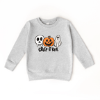 Creep it Real toddler and youth Sweatshirt, Halloween collection by Benny and Ray Apparel