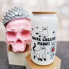 Creepy Ghost Cat Halloween Cup Drinkware La Vie Bien Creepy Ghost Cat Halloween Cup