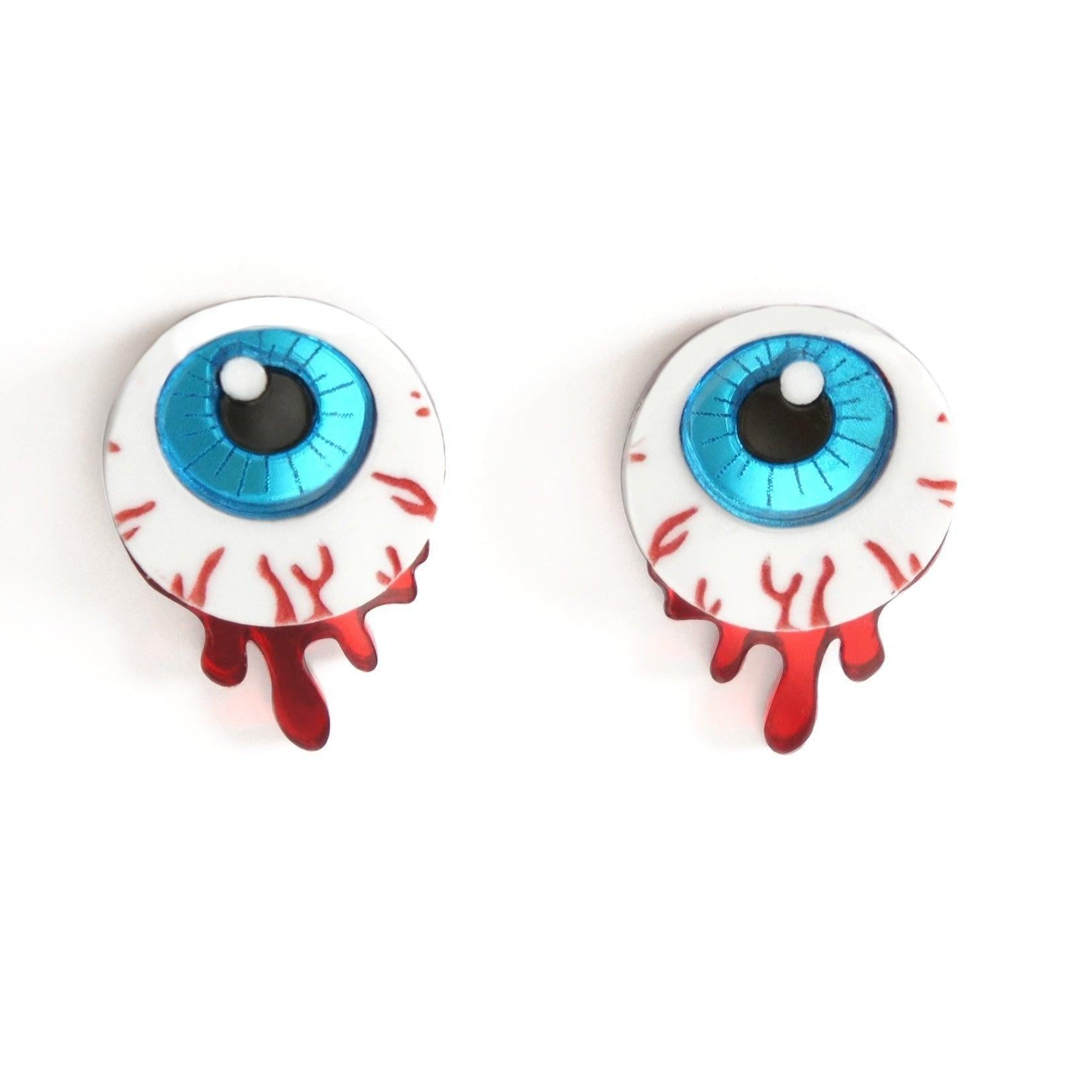 Creepy Zombie Eye Earrings by Laliblue Earrings La Vie Bien Creepy Zombie Eye Earrings by Laliblue