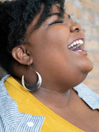 Crescent Loop Earrings