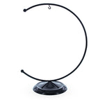 Crescent Moon Black Painted Metal Ornament Display Stand 8.8 Inches Ornament Stands La Vie Bien Crescent Moon Black Painted Metal Ornament Display Stand 8.8 Inches