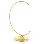 Crescent Moon Gold Metal Ornament Display Stand 8.8 Inches Ornament Stands La Vie Bien Crescent Moon Gold Metal Ornament Display Stand 8.8 Inches