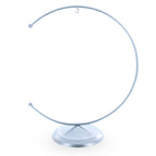 Crescent Moon Silver Metal Ornament Display Stand 8.8 Inches Ornament Stands La Vie Bien Crescent Moon Silver Metal Ornament Display Stand 8.8 Inches