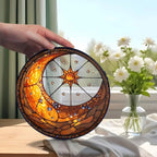 Crescent Moon & Sun Suncatcher Gifts La Vie Bien Crescent Moon & Sun Suncatcher