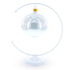 Crescent Moon White Painted Metal Ornament Display Stand 8.8 Inches Ornament Stands La Vie Bien Crescent Moon White Painted Metal Ornament Display Stand 8.8 Inches