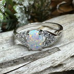 Cressida Opal Celtic Ring Ring La Vie Bien Cressida Opal Celtic Ring