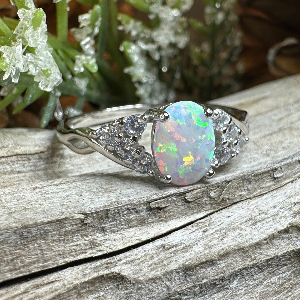 Cressida Opal Celtic Ring Ring La Vie Bien Cressida Opal Celtic Ring