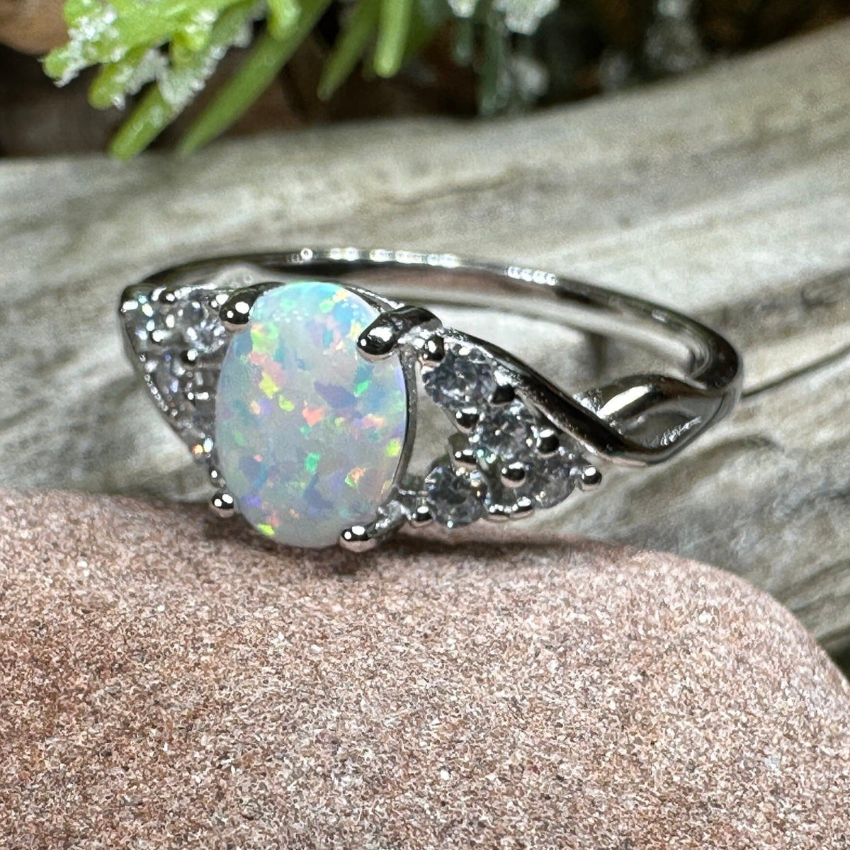 Cressida Opal Celtic Ring Ring La Vie Bien Cressida Opal Celtic Ring