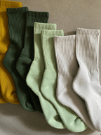 Crew Sock - Celery by NAT + NOOR