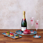 Crimson Garden Narrow Birchwood Small Decorative Tray Kitchen & Dining La Vie Bien Crimson Garden Narrow Birchwood Small Decorative Tray
