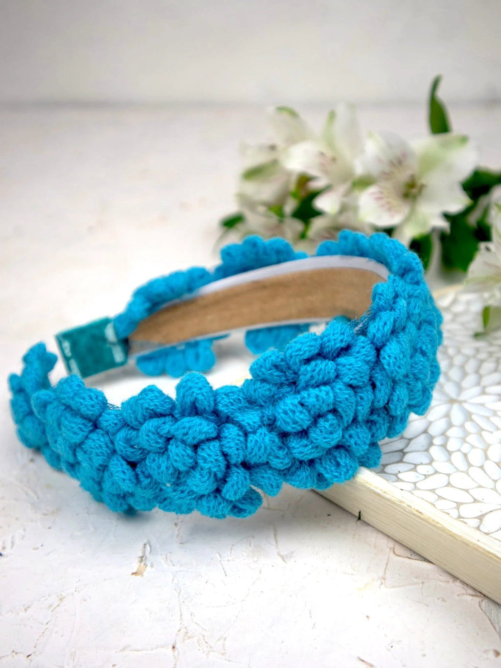 Crochet Puff Child Headband by Ash & Rose