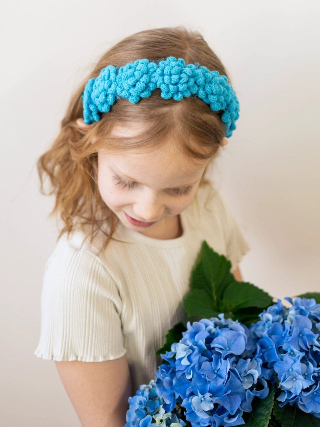 Crochet Puff Child Headband by Ash & Rose